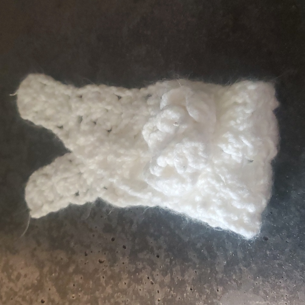 Hand made crotche head wrap for child